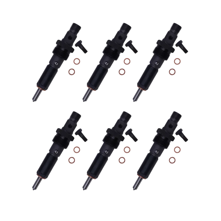 Case IH / New Holland Iveco Fuel Injector Set by Tamerx, OEM 2853346, designed for 1996–2008 models, high-quality performance