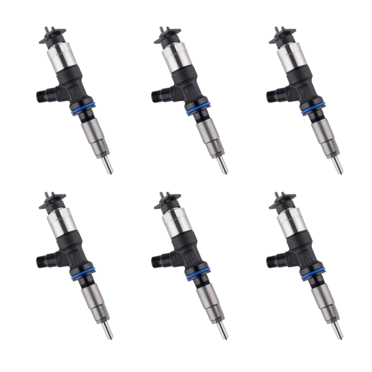 Tamerx EGR Cooler for Caterpillar C6.6 Fuel Injector, OEM 20R1935 ( Set of 6 ), high-quality performance.