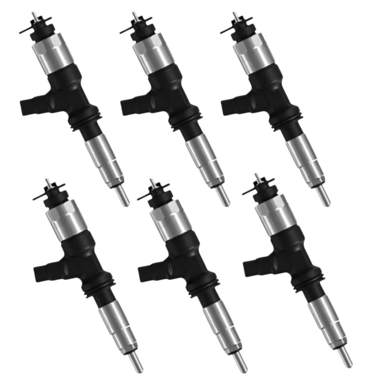 Tamerx Fuel Injector for Caterpillar C7.1, C6.6, OEM 20R2478 Set of 6, designed for 2010-2014, high-quality performance.