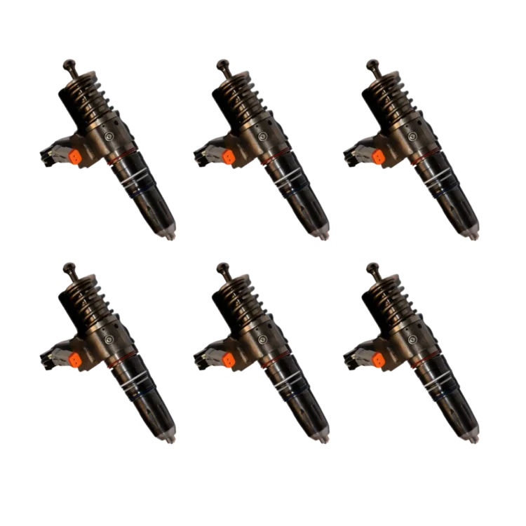 Tamerx Fuel Injector for Cummins N14 engines, OEM 3411764RX ( Set of 6 ), designed for high-quality performance.