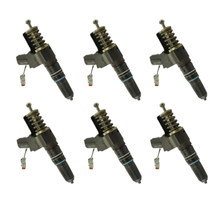 Tamerx Fuel Injector for Cummins N14 engines, OEM 3411765RX (Set of 6), high-quality performance.