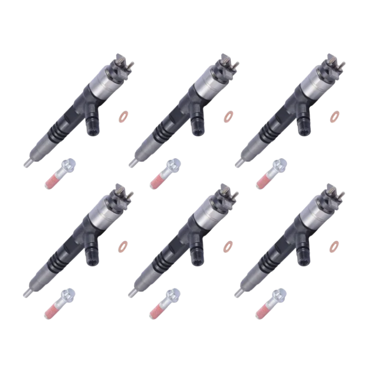 Tamerx Fuel Injector for Cummins QSB3.3 engines, OEM 4309265 Set of 4, for 2011-2018 models, high-quality performance.