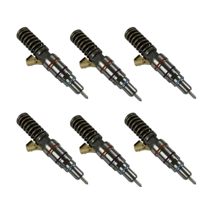 Tamerx Fuel Injector for Detroit 14.0L engines, OEM R414703002 ( Set of 6 ), high-quality performance.
