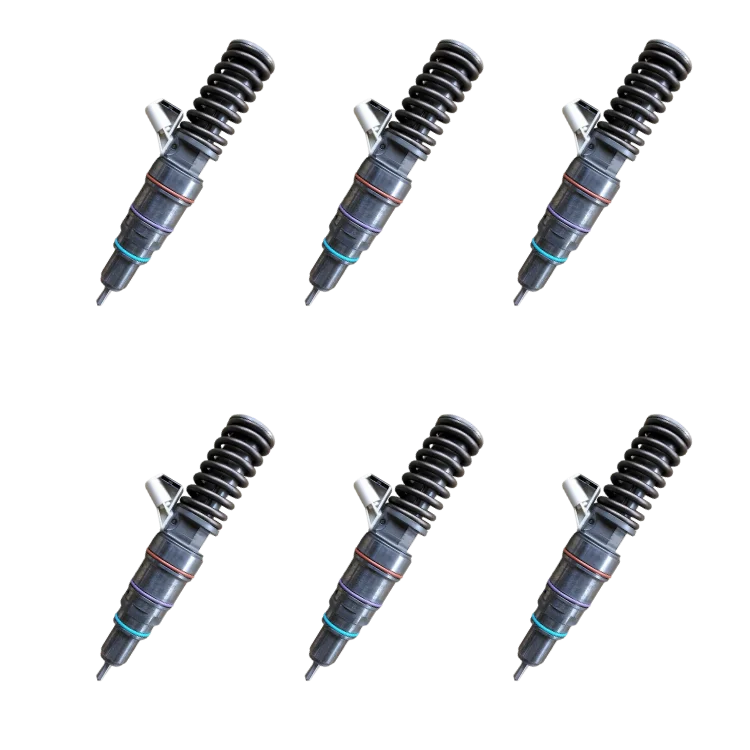 Tamerx Fuel Injector for Detroit 14.0L engines, OEM 0 414 703 005 Set of 6, for 2007-2008 models, high-quality performance.