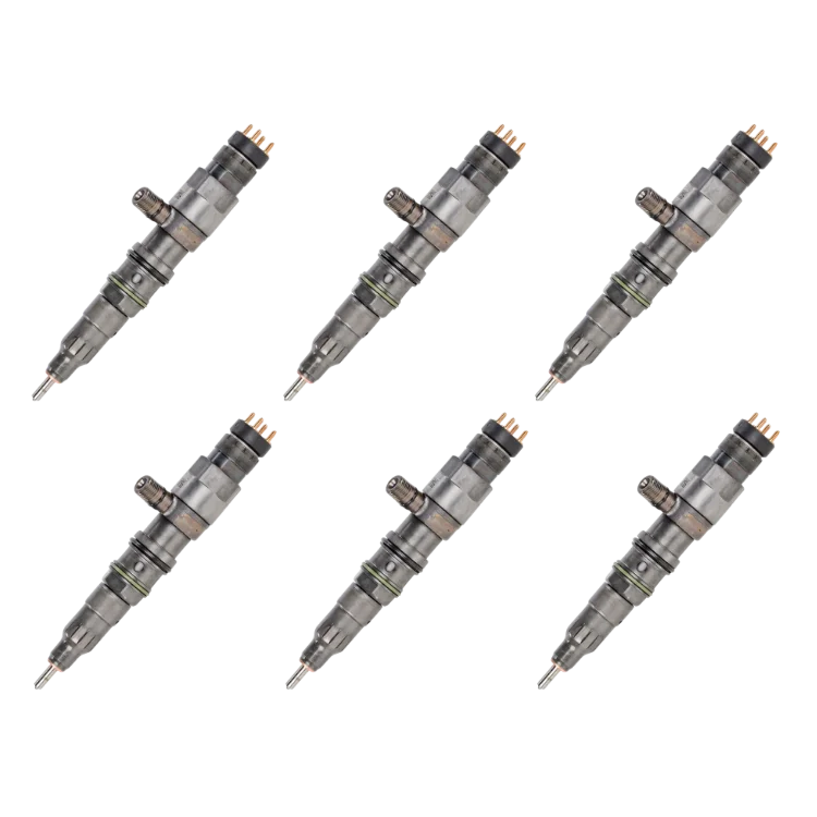 Tamerx Fuel Injector for Detroit DD13 engines, OEM DDE/RA4600701187S Set of 6, for 2010-2014 models, high-quality performance