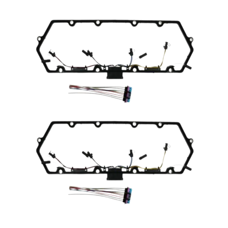 Tamerx Valve Cover Gasket Injector Harness for Ford Powerstroke 7.3L engines, OEM F81Z-6584-AA, designed for 1998-2004 models