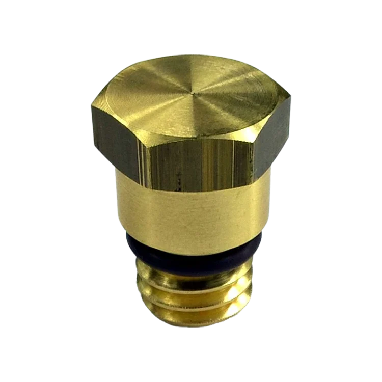 Tamerx Fuel Filter Drain Plug Type 1 for Ford Powerstroke 6.0L engines, OEM 6E7Z-9C082-A, designed for 2003-2007 models.