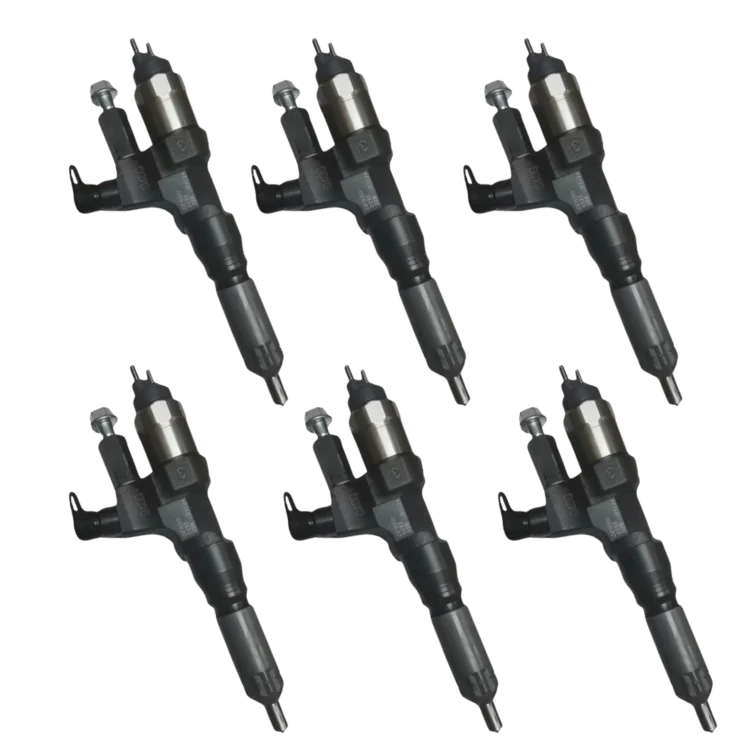 Tamerx Fuel Injector for Hino J05D engines, OEM 23670-E0270 Set of 6, designed for 2005-2007 models, high-quality performance