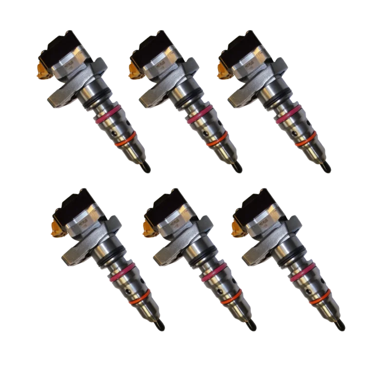 Tamerx Fuel Injector for International Navistar DT530, HT530 engines, OEM 2593597C91 Set of 6, designed for 2000–2003 models