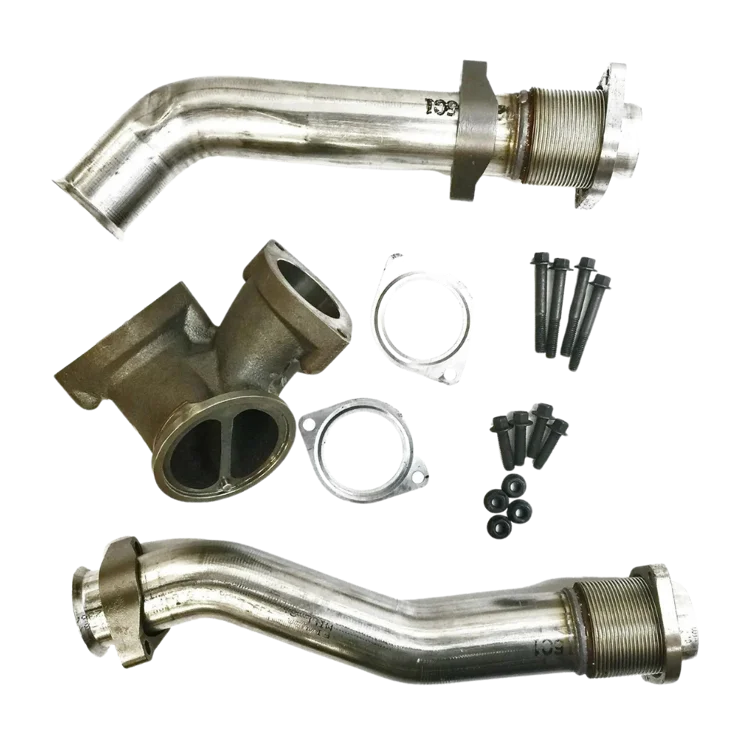 Tamerx Crossover Pipe for International Navistar T444E engines, OEM 1837872C93, high-quality performance.