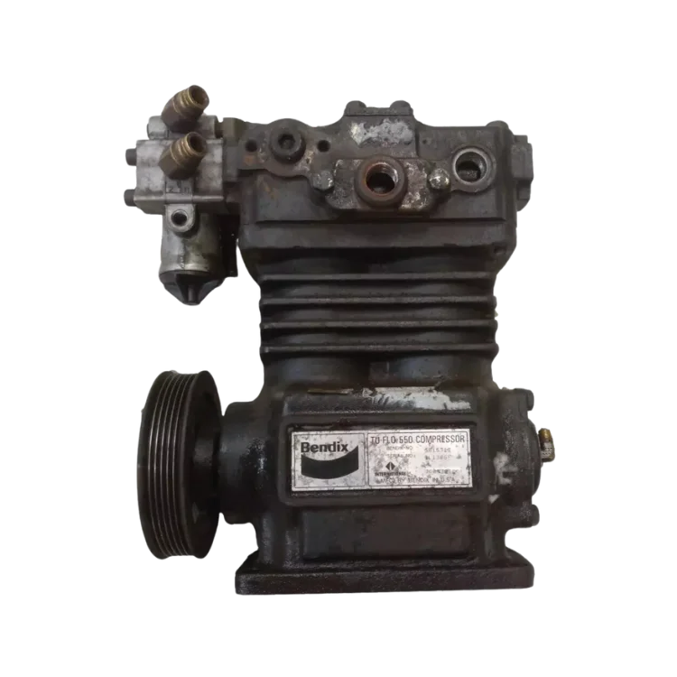 International Navistar VT365 Air Brake Compressor by Tamerx, OEM 2589902C91, designed for 2003–2008 models.