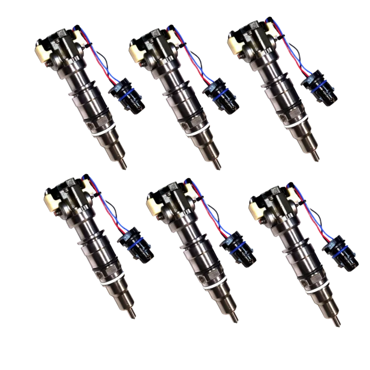  Tamerx Fuel Injector Set for International Navistar VT365 engines, OEM CN5020RM (Set of 6), designed for 2003–2004 models.