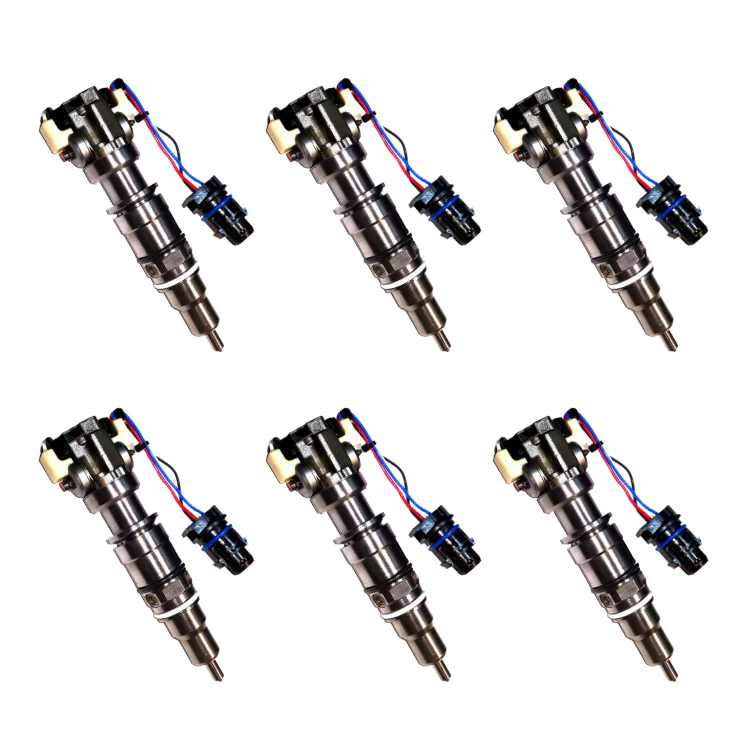 Tamerx Fuel Injector Set for International Navistar VT365 engines, OEM CN5019RM (Set of 6), designed for 2005–2010 models.