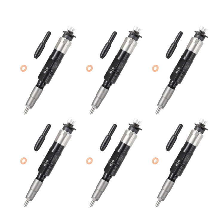 Tamerx Fuel Injector for John Deere 4.5L, 6.8L engines, OEM RE546780 (Set of 6), high-quality performance.