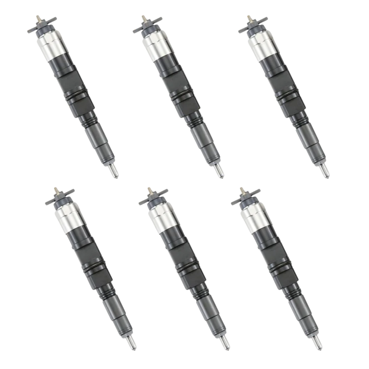 Tamerx Fuel Injector for John Deere 4.5L, 6.8L engines, OEM RE546780 (Set of 6), high-quality performance.