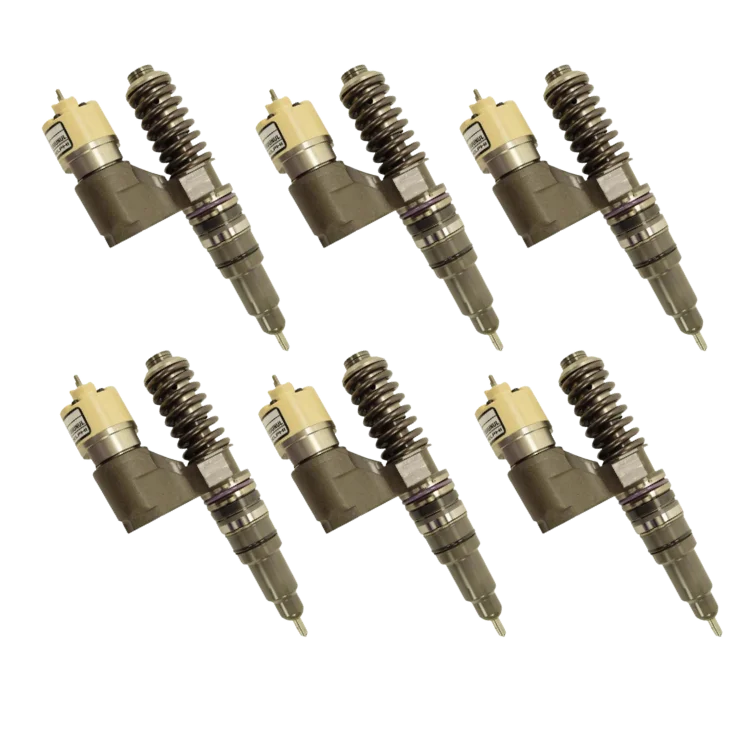 Tamerx Fuel Injector for John Deere 6125 12.5L, 6105 10.5L engines, OEM RE517662 Set of 6, high-quality performance.