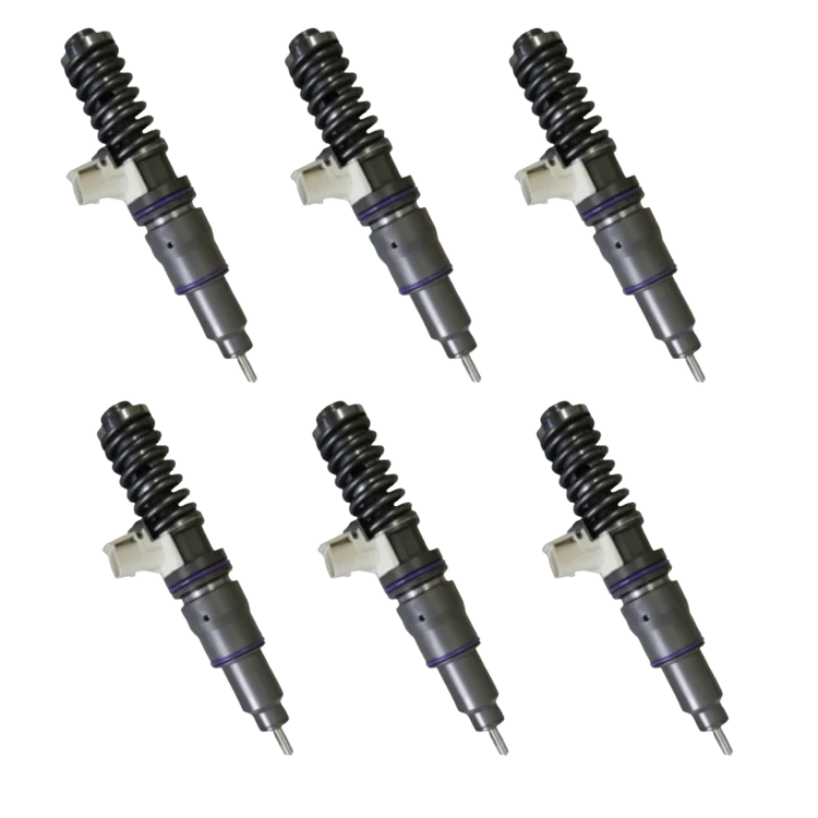 Tamerx Fuel Injector for John Deere 6135 13.5L engines, OEM RE5333608 (Set of 6), high-quality performance.