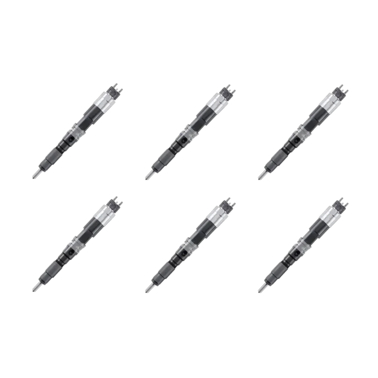 Tamerx Fuel Injector for John Deere 8.1L engines, OEM RE518726 Set of 6, high-quality output.