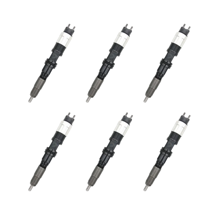 Tamerx Fuel Injector for John Deere 8.1L engines, OEM RE524364 (Set of 6), high-quality performance.