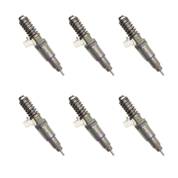 Tamerx Fuel Injector Set of 6 for Volvo Industrial 12.0L engines, OEM 22172535, high-quality performance.