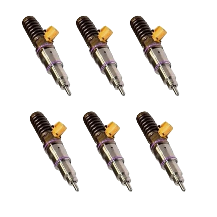 Tamerx Fuel Injector for Volvo MD13 engines, OEM 21379943 (Set of 6), high-quality performance.