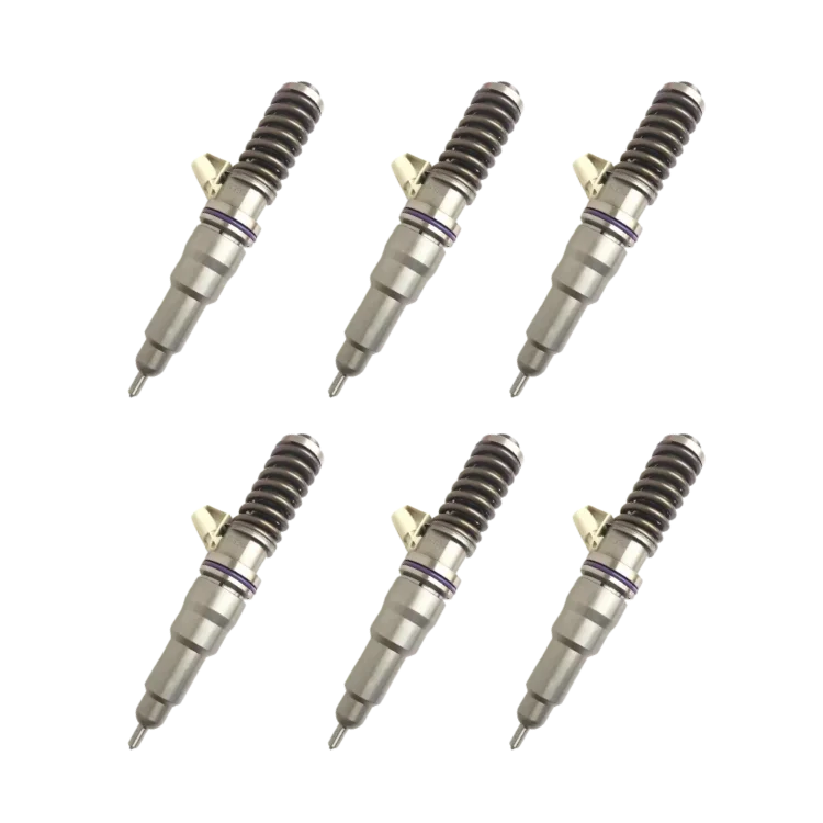 Tamerx Fuel Injector for Volvo Penta TAD1353GE, TAD1344GE, TAD1345GE, D13 engines, OEM 3801369 Set of 6 for 2008-2020 models.