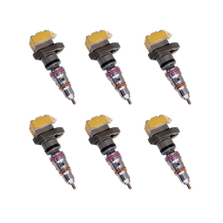 Tamerx Fuel Injector for Caterpillar 3126E engines, OEM 10R1257 Set of 6, for 2000-2004 models, high-quality performance.
