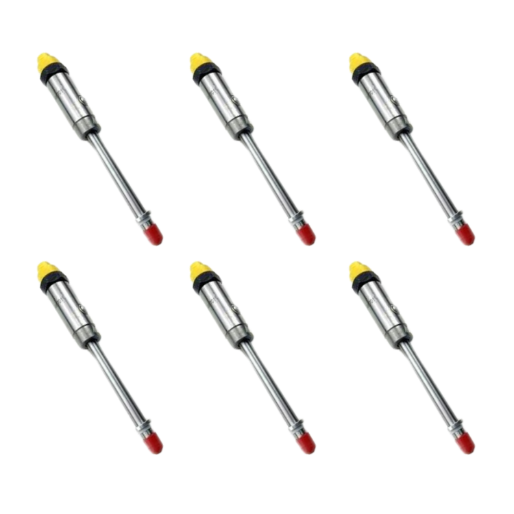 Tamerx Fuel Injector for Caterpillar 3406 and 3406B engines, OEM 4W-7017 (Set of 6), designed for high-quality performance.