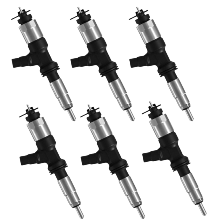 Tamerx Fuel Injector for Caterpillar C7.1, C6.6, OEM 20R2478 Set of 6, designed for 2010-2014, high-quality performance.