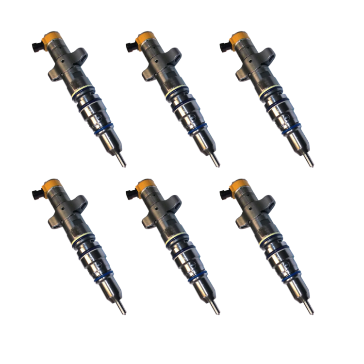 Tamerx Fuel Injector for Caterpillar C7 engines, OEM 10R4843 Set of 6, for 2004-2009 models, high-quality performance.