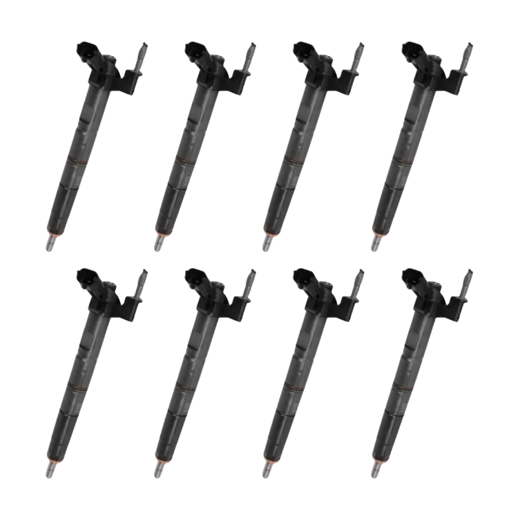 Tamerx Fuel Injector Set of 8 for Chevrolet GMC Duramax LGH engines, OEM 19210900, 2011-2016, high-quality performance.