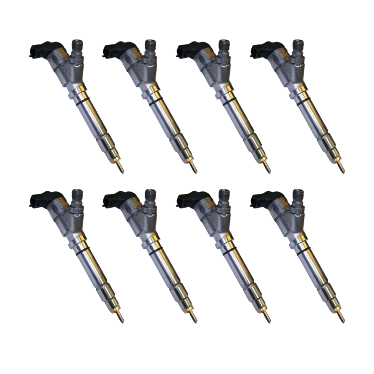 TamerX Fuel Injector for Chevrolet GMC Duramax LLY engines, OEM 977890144 (Set of 8), designed for 2004-2005 models
