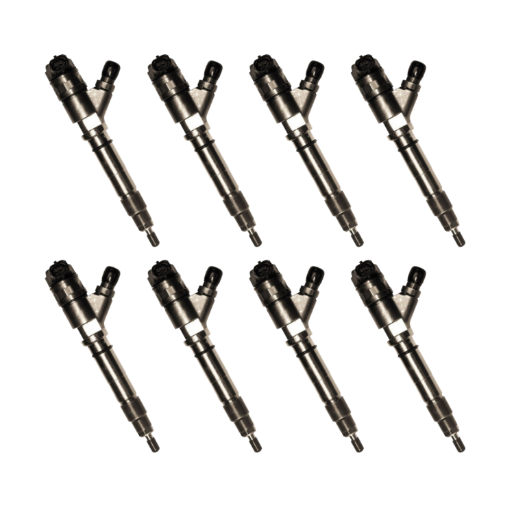 Tamerx Fuel Injector Set (8) for Chevrolet GMC Duramax LMM, OEM 97780360, for 2008-2010 models, high-quality performance.