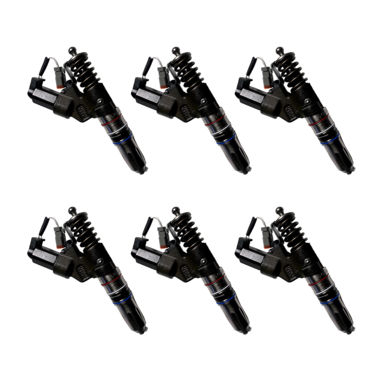 Tamerx Fuel Injector Set for Cummins L10 engines, OEM 3081317, includes 6 injectors, designed for high-quality performance.