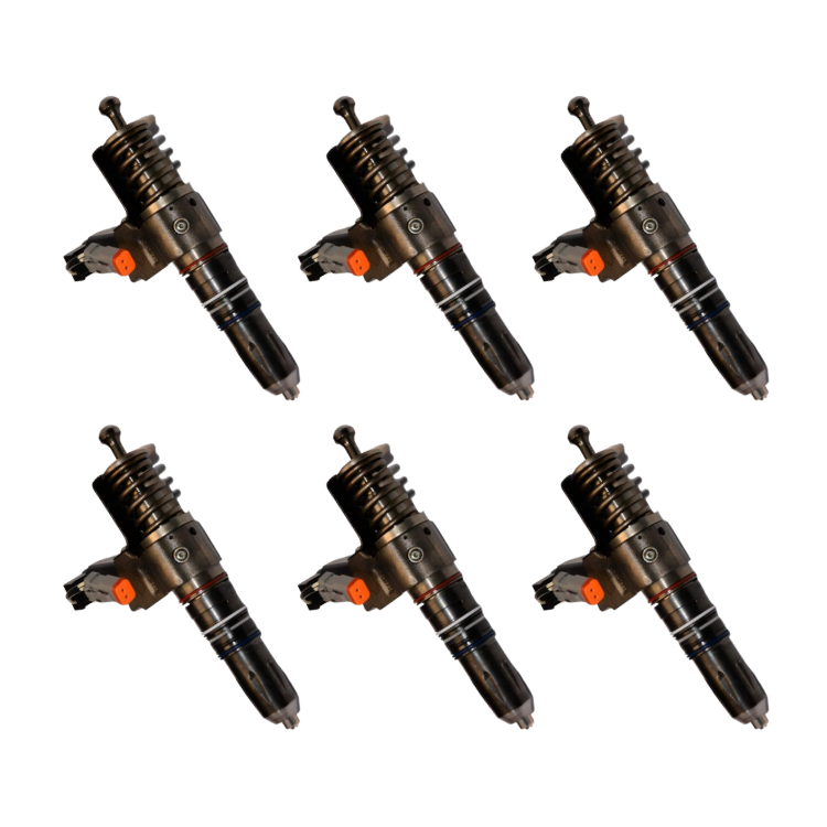 Tamerx Fuel Injector for Cummins N14 engines, OEM 3411760 (Set of 6), high-quality performance.