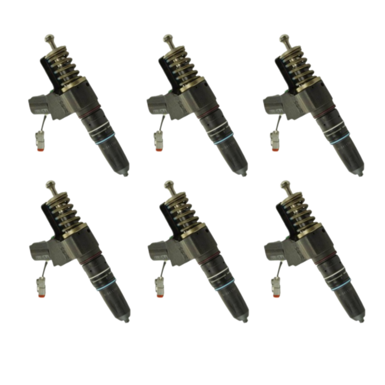 Tamerx Fuel Injector for Cummins N14 engines, OEM 3411765RX (Set of 6), high-quality performance.