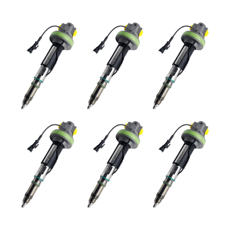 Tamerx Fuel Injector for Cummins QSK19, QSK38, QSK50 engines, OEM 4380190 (Set of 6), designed for 2009-2015 models