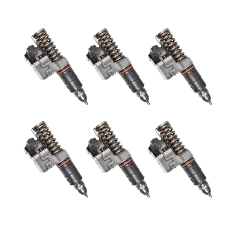 Tamerx Fuel Injector for Detroit 12.7L engines, OEM 5235605 (Set of 6), designed for 1994–1996 models