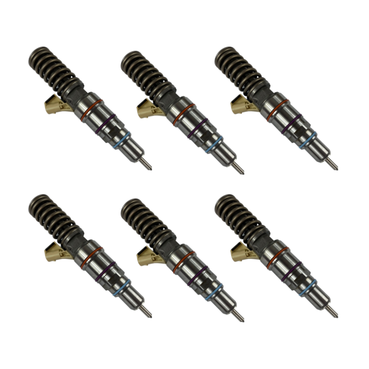 Tamerx Fuel Injector for Detroit 14.0L engines, OEM R414703003 ( Set of 6 ), high-quality performance.
