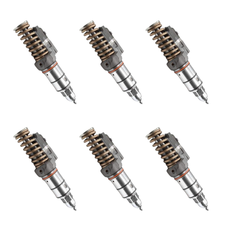 Tamerx Fuel Injector for Detroit 50 Series, 60 Series, 11.1L, 12.7L engines 1994–1996, OEM 5235550 (Set of 6)