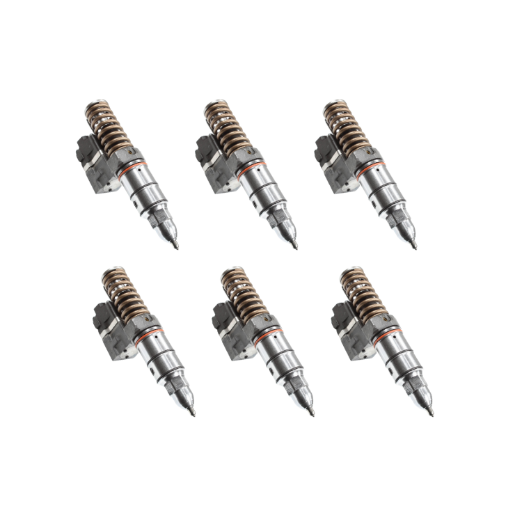 Tamerx Fuel Injector Set of 6 for Detroit 60 Series 12.7L engines, OEM 5237473,, designed for high-quality performance.