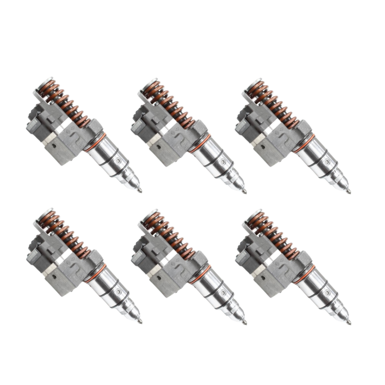 Tamerx Fuel Injector for Detroit 60 Series engines, OEM 5237014 (Set of 6), high-quality performance.