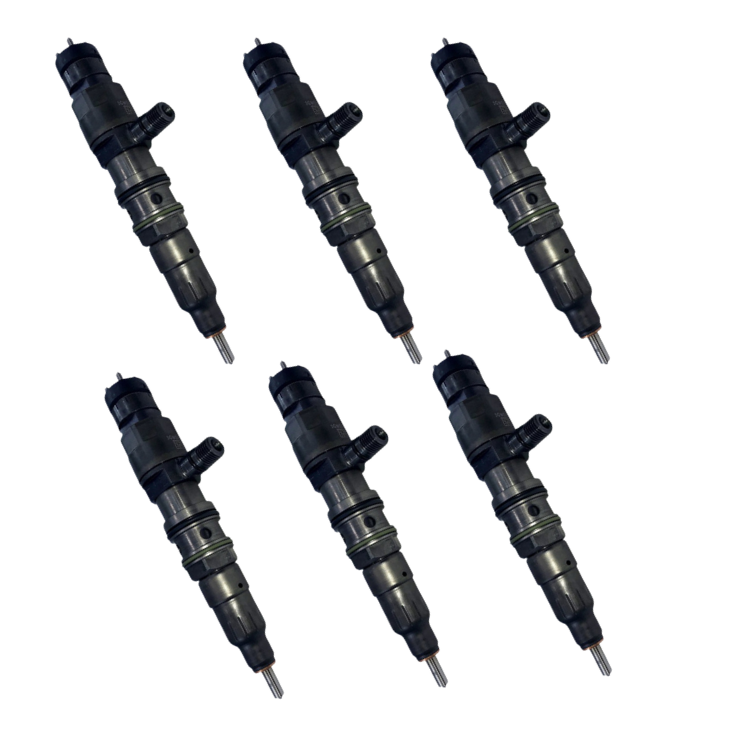 Tamerx Fuel Injector for Detroit DD13 engines, OEM DDE/RA4710701387 (Set of 6), designed for 2015-2018 models,