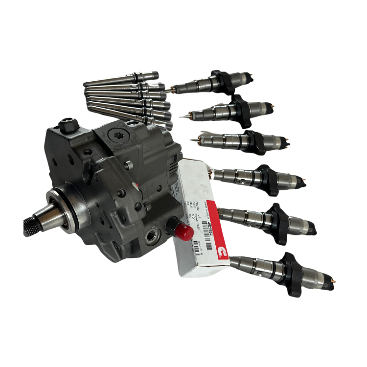 Dodge Ram Cummins 5.9L Fuel Injector and Pump Kit 2003-2004: OEM R8004082AA for efficient fuel management.