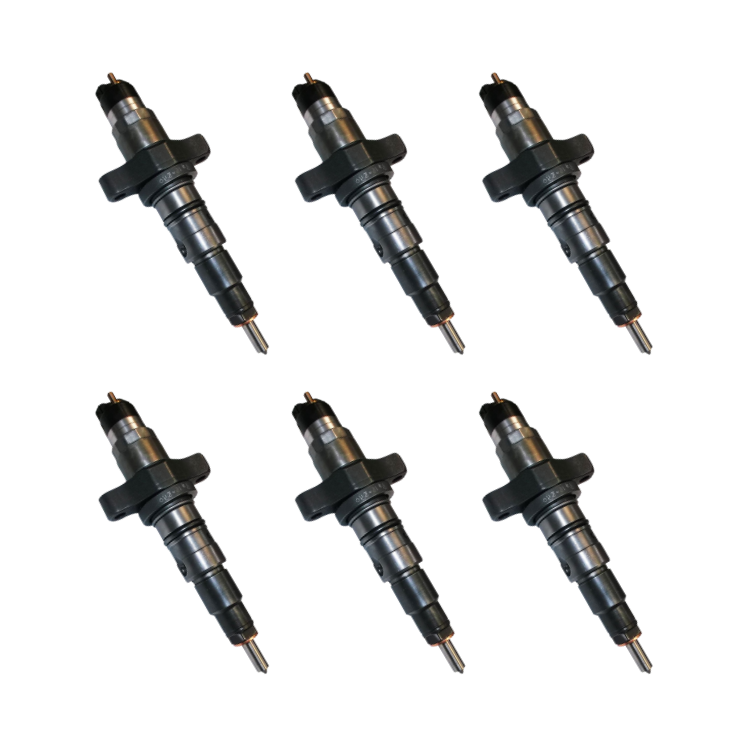 Tamerx Fuel Injector Set (6) for Dodge Ram Cummins 5.9L engines, OEM R8004082AA, high-quality performance.