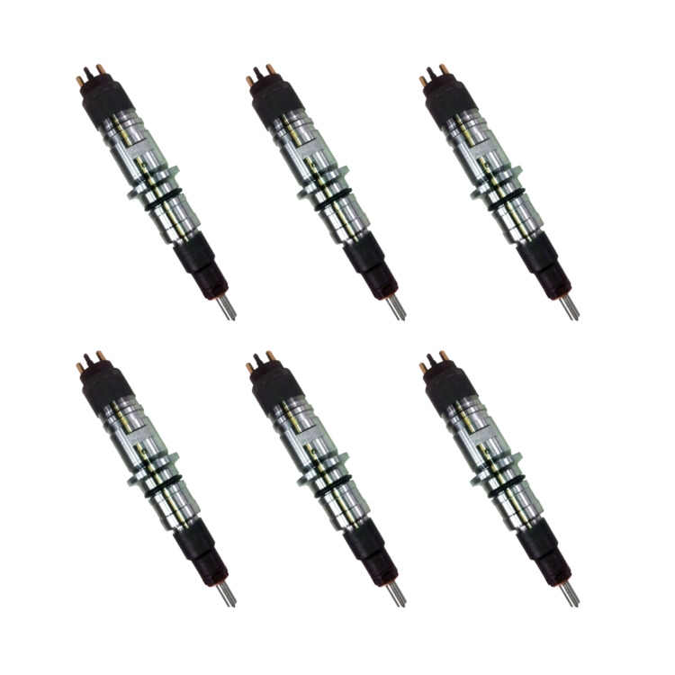 Tamerx Fuel Injector Set (6) for Dodge Ram Cummins 6.7L engines, OEM 68086182AA, designed for high-quality performance.