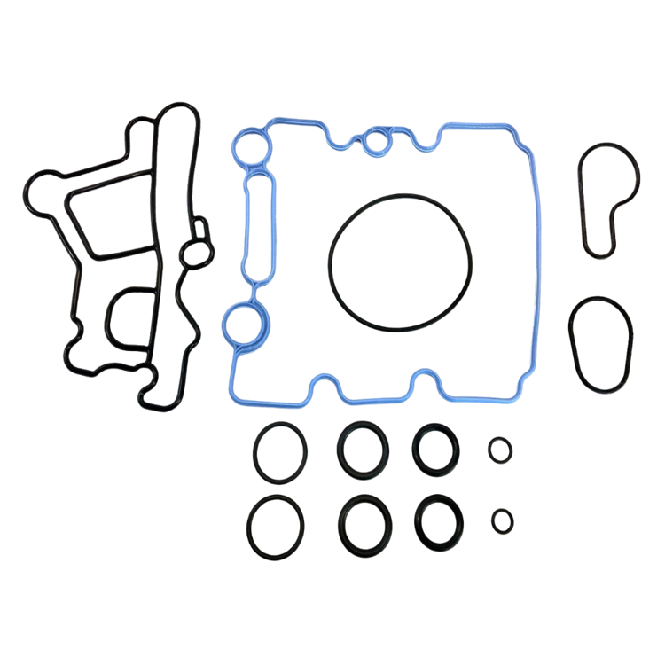 Ford Powerstroke 6.0L Engine Oil Cooler Gasket 2005-2010: OEM 3C3Z-9N693-A ( Set of 1 )