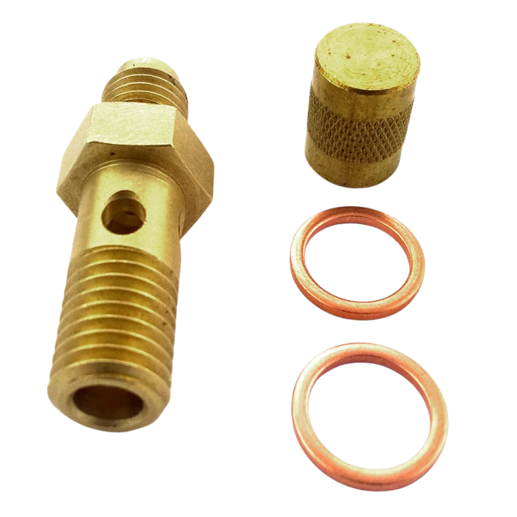 Tamerx Banjo Fuel Test Port for Ford Powerstroke 6.4L engines, designed for 2008-2010 models, high-quality performance.