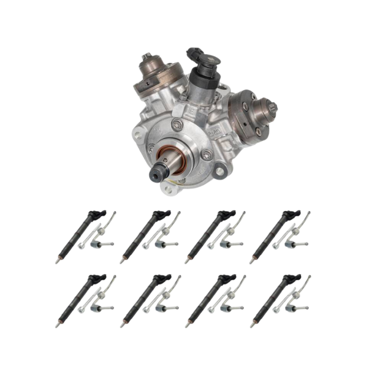 Tamerx Fuel Injector and Pump Kit for Ford Powerstroke 6.7L, OEM LC3Z-9B246-B, for 2020-2022 models, high-quality performance