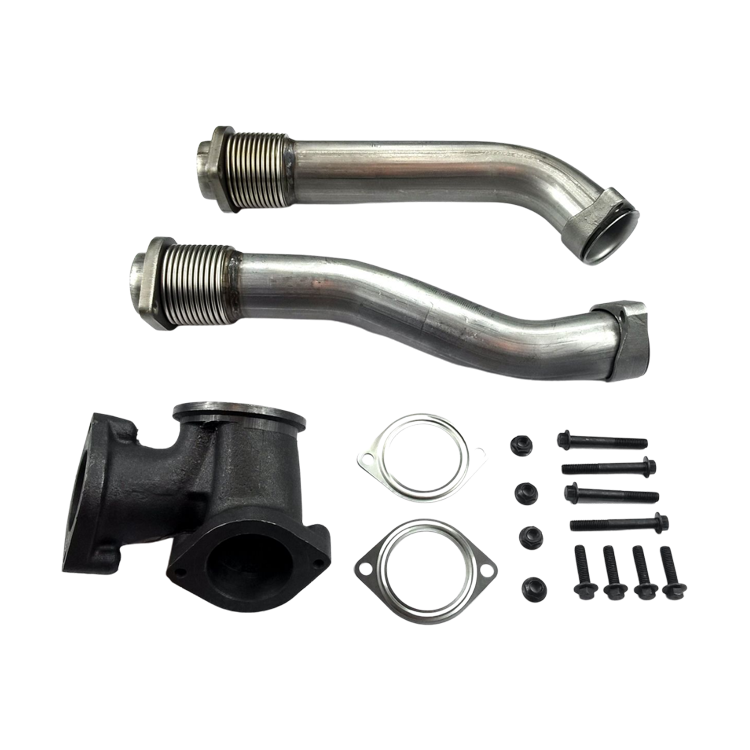 Tamerx Exhaust Manifold for Ford Powerstroke 7.3L, OEM F81Z6K854EA, designed for 1999-2004 models, high-quality performance.